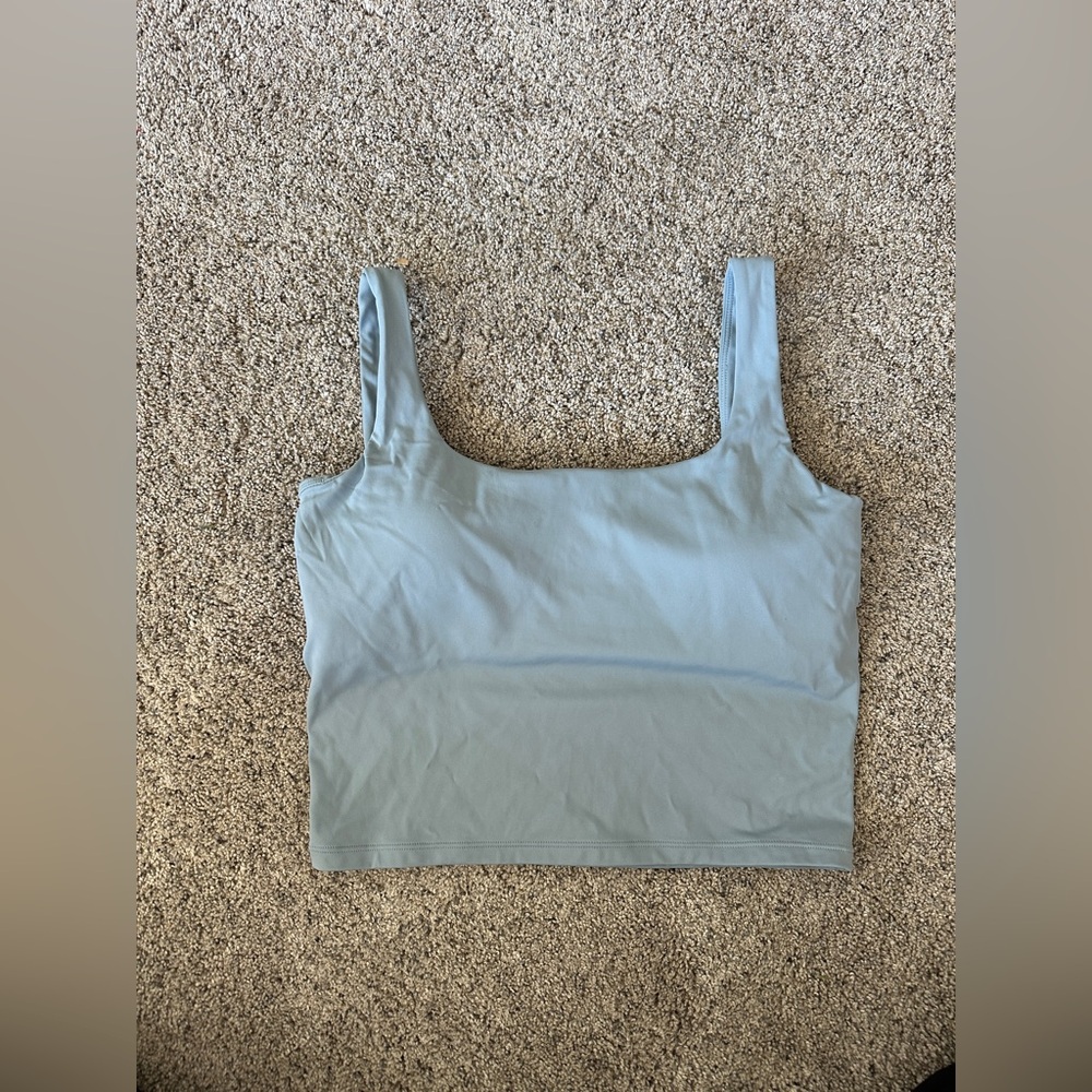 Square neck workout tank top